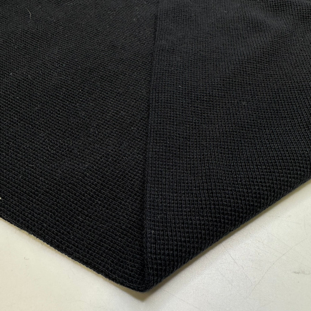 U-hauling With My Partner - Tubular Waffle Knit Cotton Blend Knit - Black - 2.1M Bundle