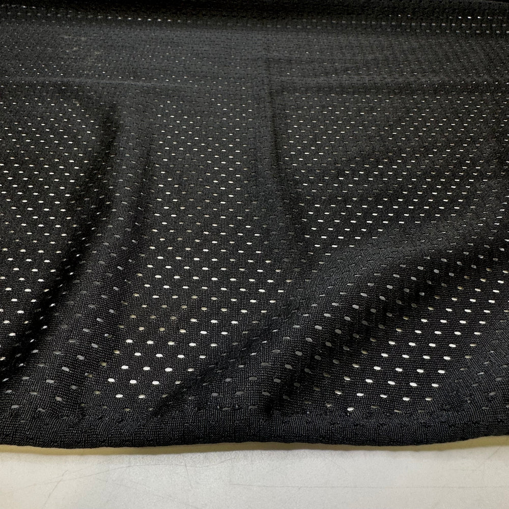 Roller Derby - Sport Mesh Polyester Blend Knit - Black - 2.2M Bundle