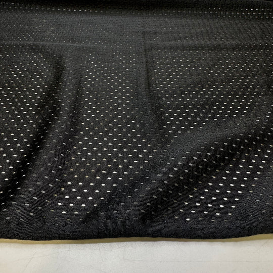Roller Derby - Sport Mesh Polyester Blend Knit - Black - 2.2M Bundle