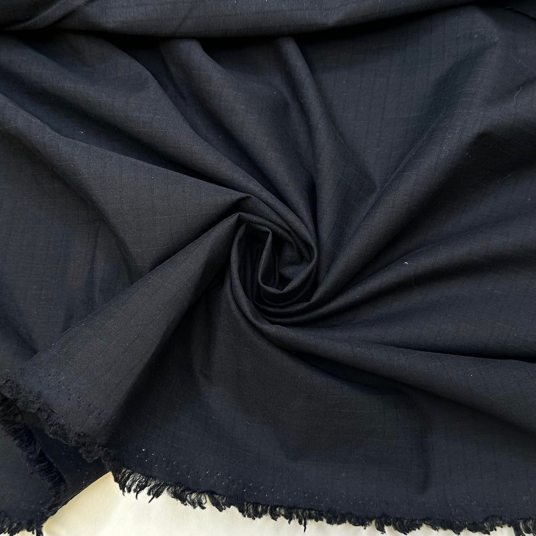 Touch Like Velvet - 1 Side Brushed Cotton Blend Woven - Black - 2.7M Bundle