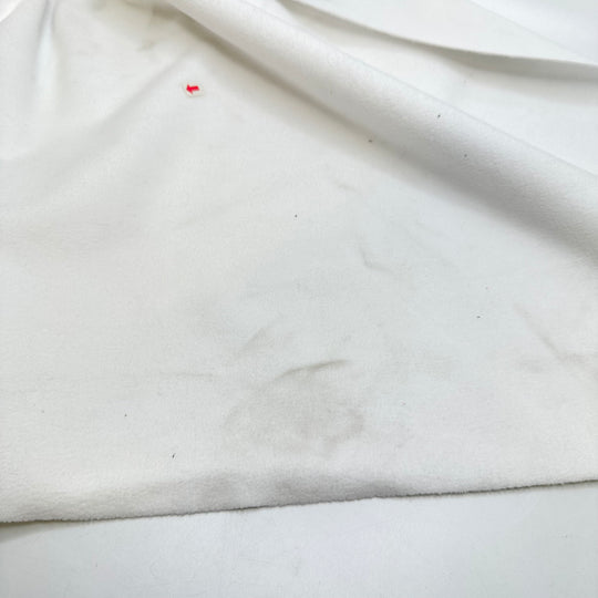 Snug As A Bug - One Side Water Resistant Jersey Fleece Polyester Blend Knit - White - 1.4M Bundle