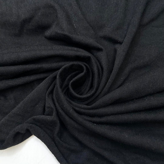 Wfh Uniform - Jersey Cotton Blend Knit - Black - 1.5M Bundle
