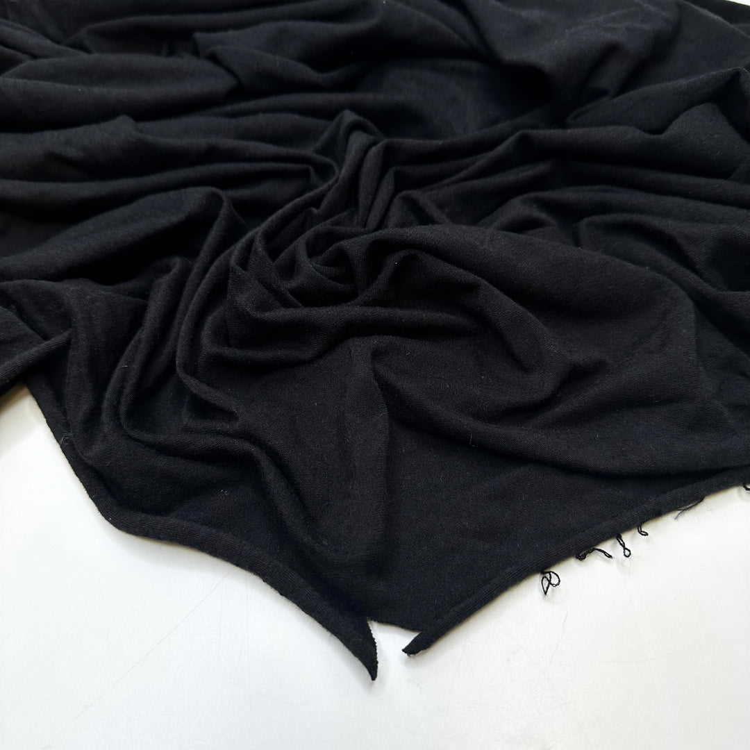 Wfh Uniform - Jersey Cotton Blend Knit - Black - 1.5M Bundle