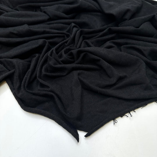 Wfh Uniform - Jersey Cotton Blend Knit - Black - 1.5M Bundle