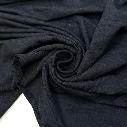 Wind Down Pants - French Terry Cotton Blend Knit - Black - 3M Bundle