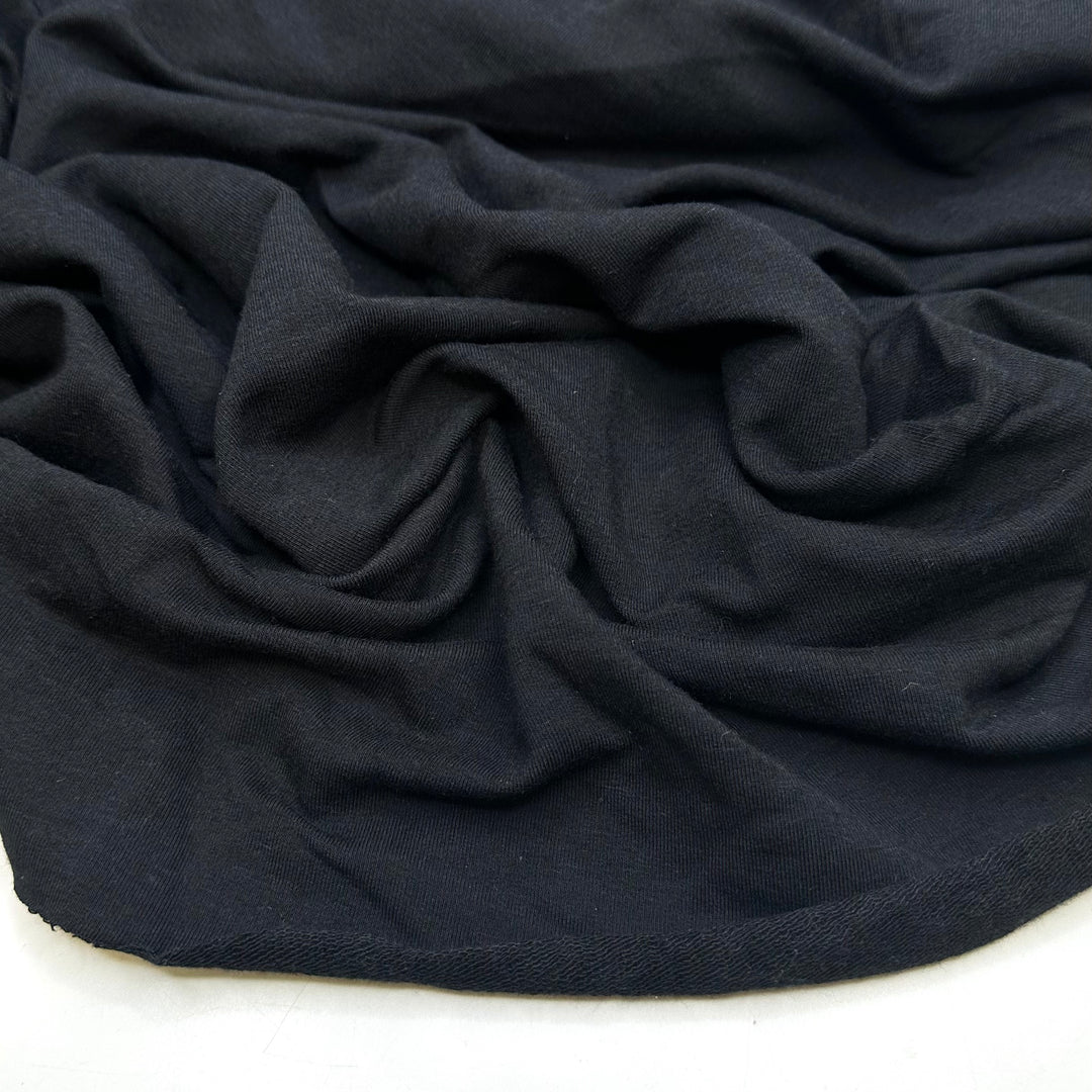 Wind Down Pants - French Terry Cotton Blend Knit - Black - 3M Bundle