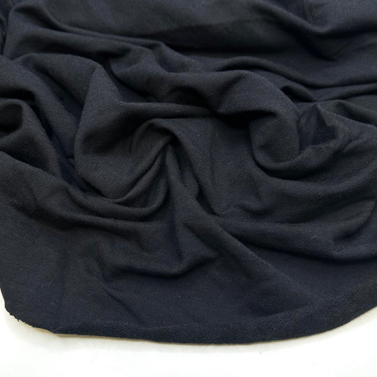 Wind Down Pants - French Terry Cotton Blend Knit - Black - 3M Bundle
