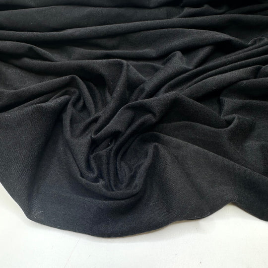 Absolutely Pajamad - Jersey Cotton Blend Knit - Black - 2.31M Bundle
