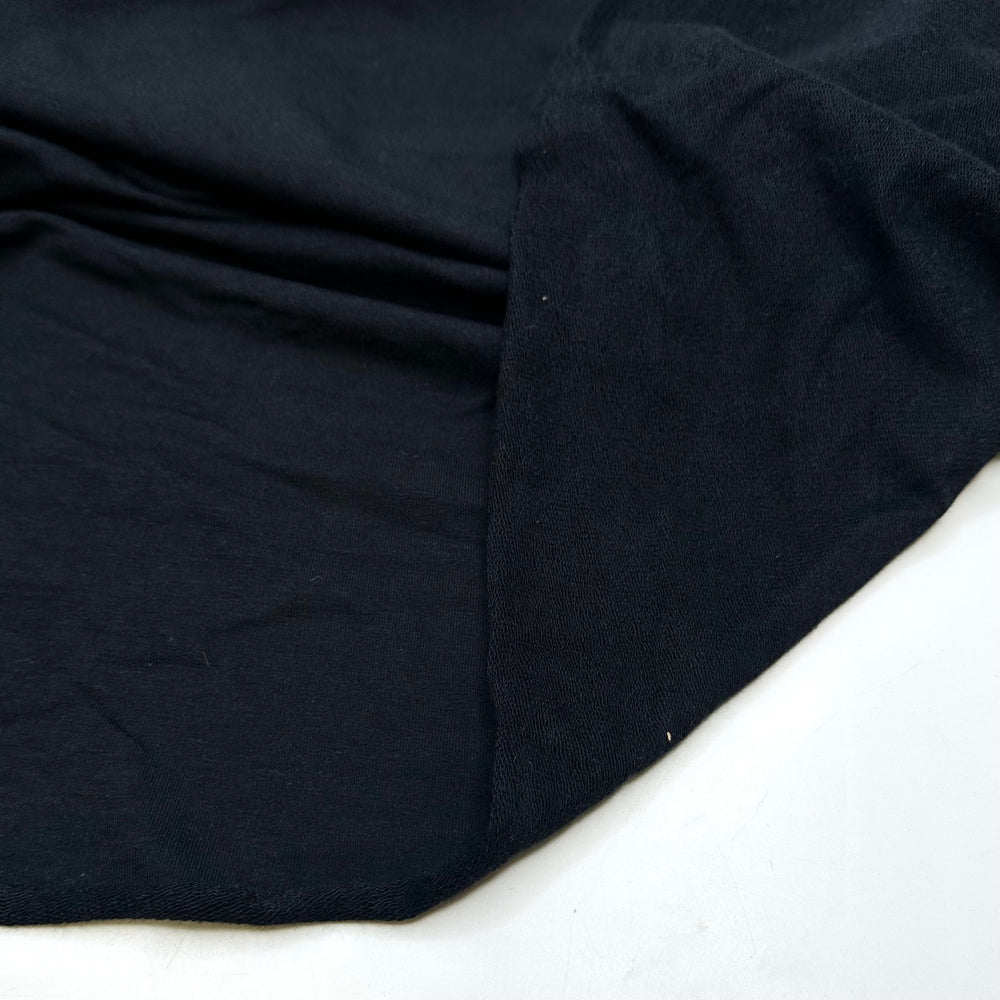Hugs With Pugs - Super Soft Jersey Fleece Cotton/Bamboo Knit - Black - 0.9M Bundle