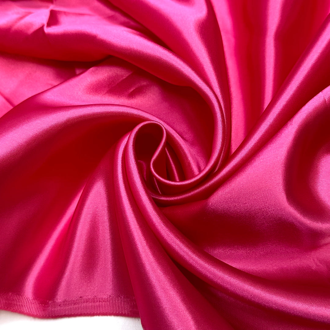 Hot Stuff - Sateen Polyester Blend Woven - Pink - 2.5M Bundle