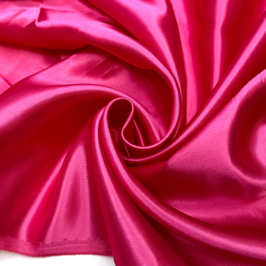 Hot Stuff - Sateen Polyester Blend Woven - Pink - 2.5M Bundle