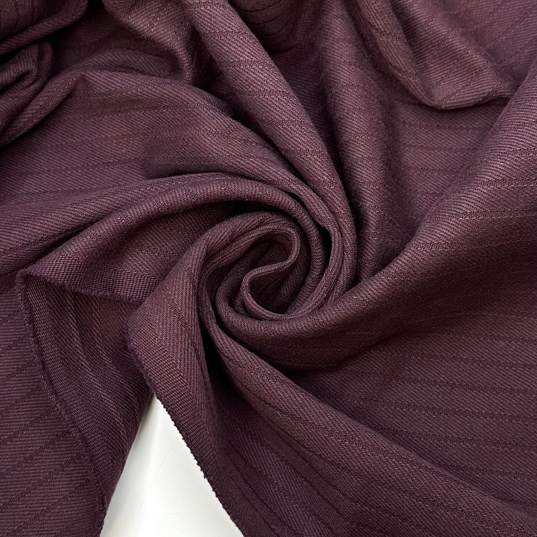 Patty O Furniture - Has A Drop Stitch Twill Weave Cotton Woven - Burgundy/Purple - 2M Bundle