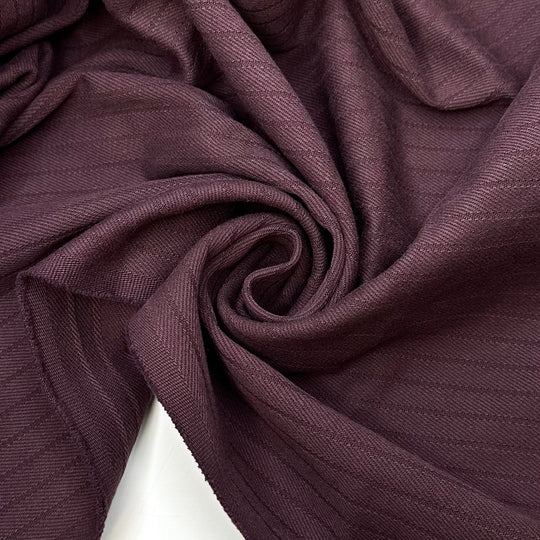 Patty O Furniture - Has A Drop Stitch Twill Weave Cotton Woven - Burgundy/Purple - 2M Bundle