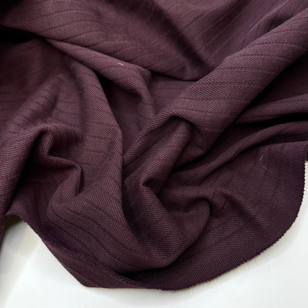 Patty O Furniture - Has A Drop Stitch Twill Weave Cotton Woven - Burgundy/Purple - 2M Bundle