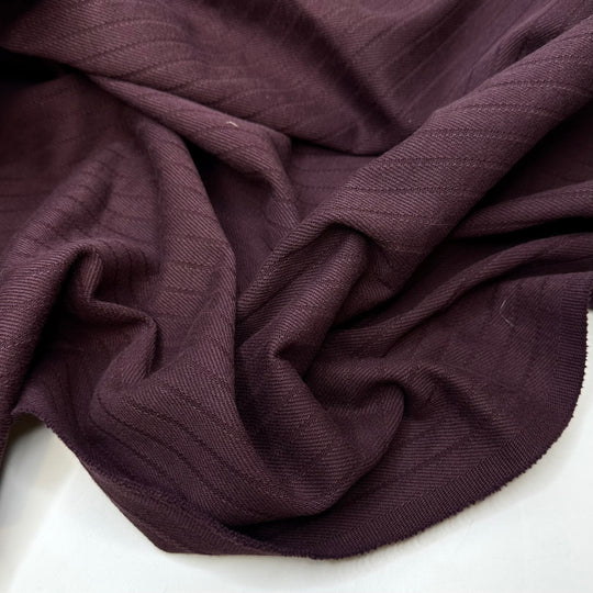 Patty O Furniture - Has A Drop Stitch Twill Weave Cotton Woven - Burgundy/Purple - 2M Bundle