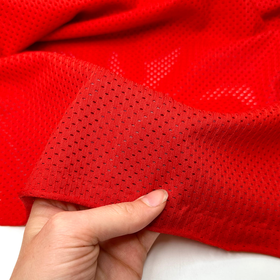 Going In For The Slam Dunk - Mesh Poly Woven - Red - 2M Bundle