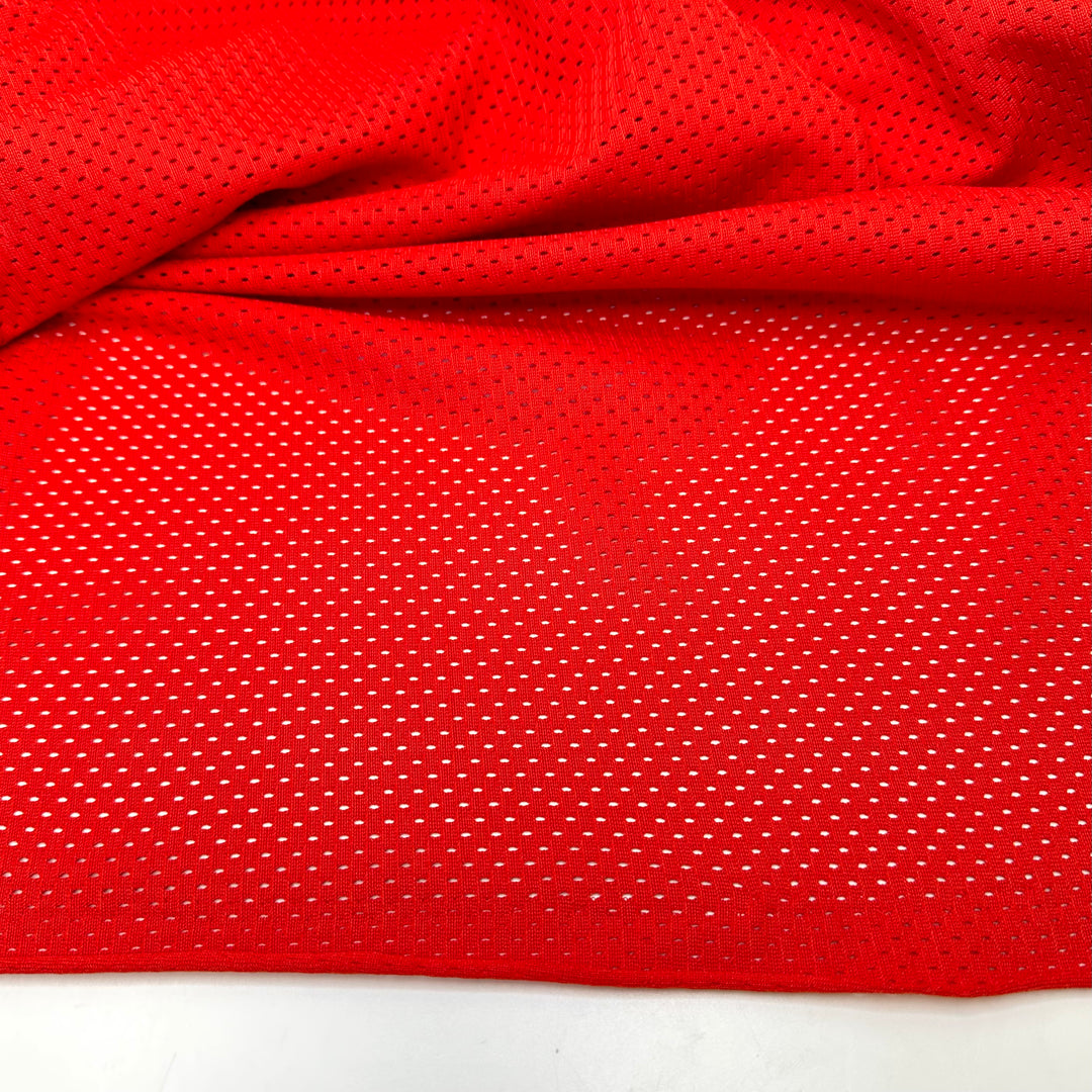 Going In For The Slam Dunk - Mesh Poly Woven - Red - 2M Bundle