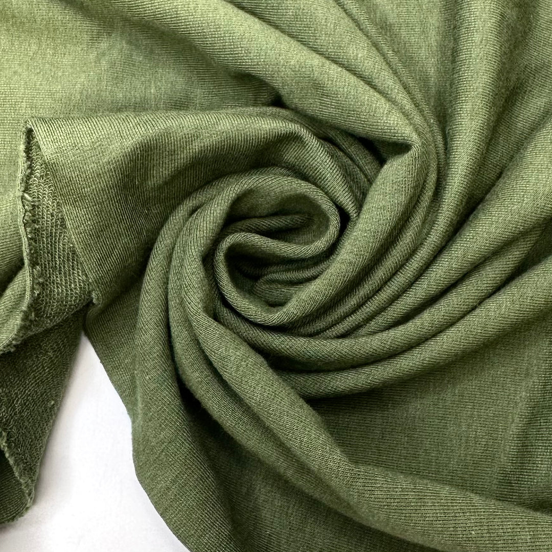 The Grass Is Greener On Your Side - French Terry Bamboo Blend Knit - Green - Bundles