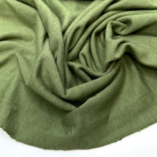 The Grass Is Greener On Your Side - French Terry Bamboo Blend Knit - Green - Bundles