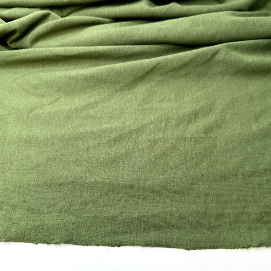 The Grass Is Greener On Your Side - French Terry Bamboo Blend Knit - Green - Bundles