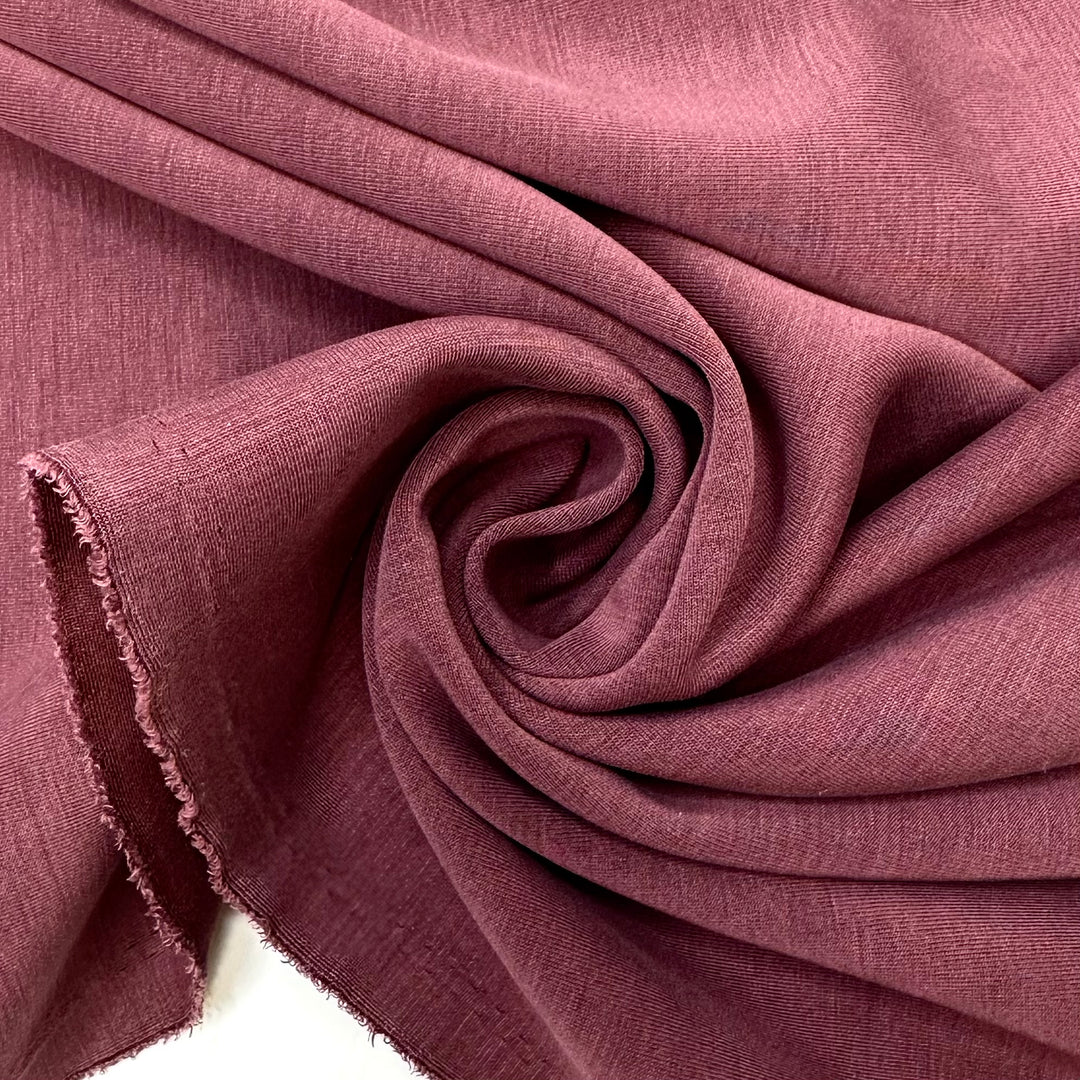 Bourgeoisie In Burgundy - Double Cloth Knit Polyester Blend  - Burgundy - 1.6M Bundle
