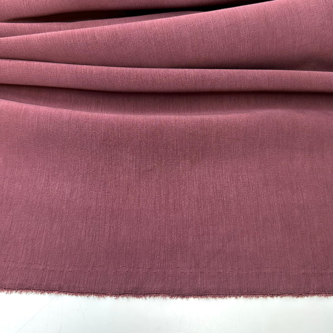 Bourgeoisie In Burgundy - Double Cloth Knit Polyester Blend  - Burgundy - 1.6M Bundle