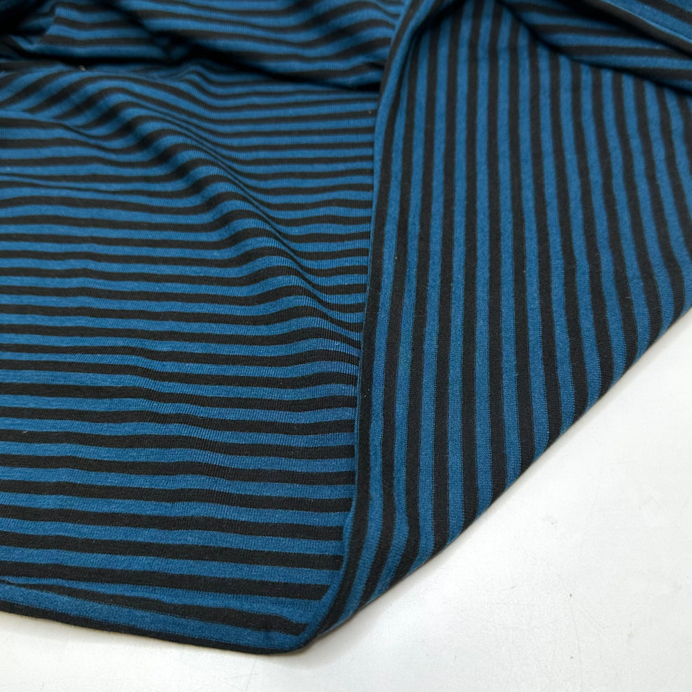 Dark Waldo - Jersey Bamboo Blend Knit - Blue/Black Stripes - 3M Bundle