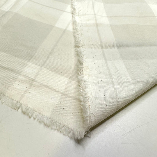 Drag Picnic In The Park - Cotton Blend Woven - Light White/Grey Plaid - Bundles