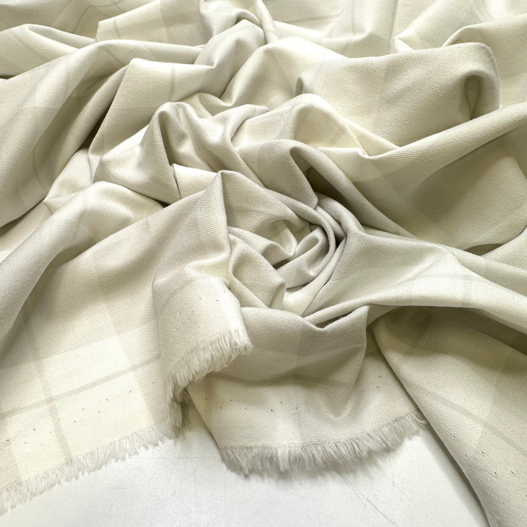 Drag Picnic In The Park - Cotton Blend Woven - Light White/Grey Plaid - Bundles