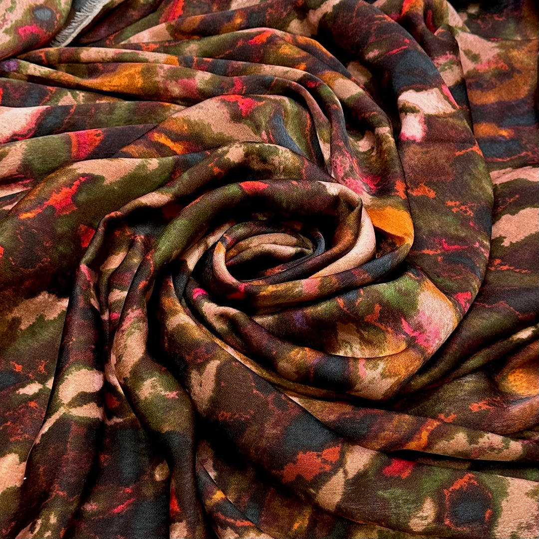 You Go Girl - Sateen Polyester Blend Woven - Multi Abstract - 3M Bundle