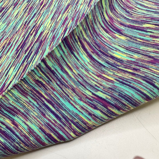 NTF - July 25 - Jersey Poly/Spandex Knit - Blue/Purple Static - Bundles