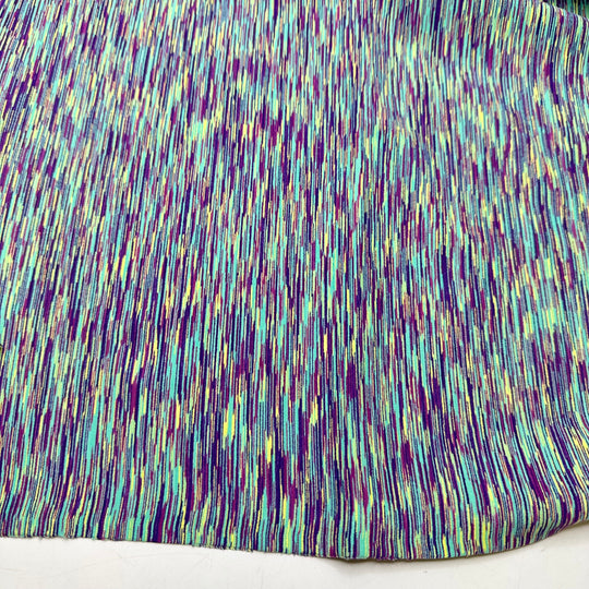 NTF - July 25 - Jersey Poly/Spandex Knit - Blue/Purple Static - Bundles