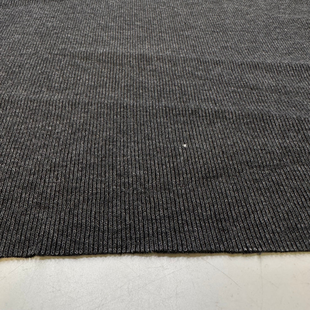 Pass The Rib Knit - Jersey Rib Knit Cotton Knit - Dark Grey - 3M Bundle