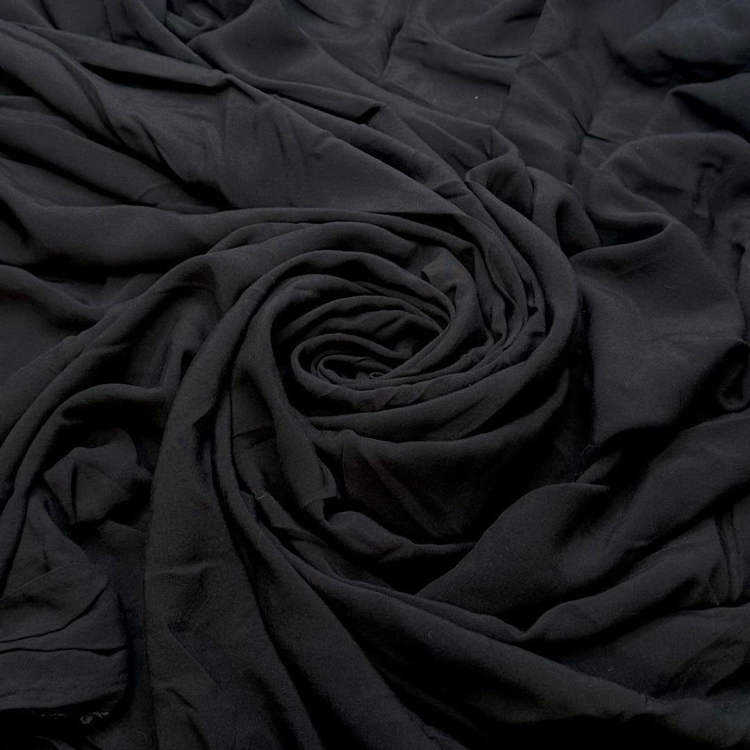 Feel The Wind In Your Hair - Cotton Woven - Black - 3M Bundle