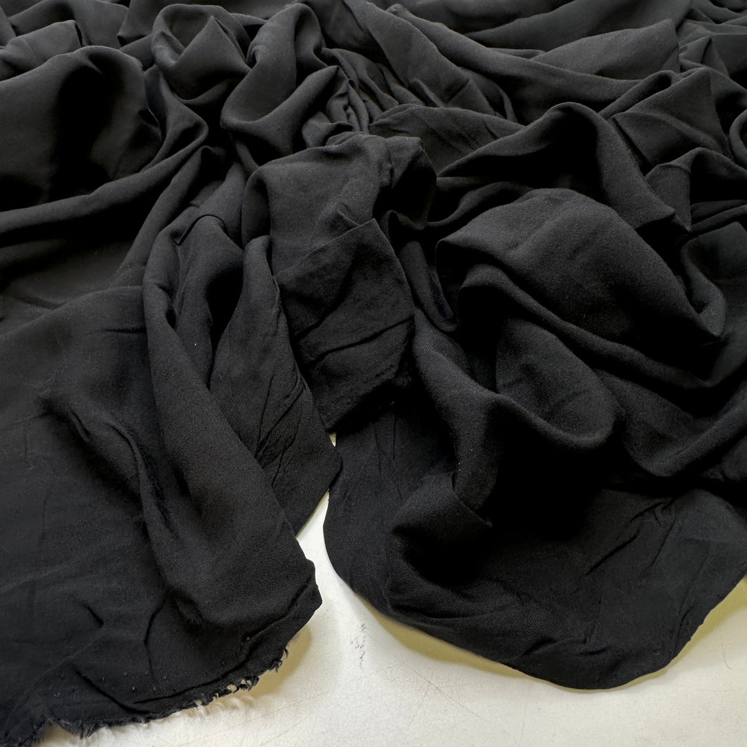 Feel The Wind In Your Hair - Cotton Woven - Black - 3M Bundle