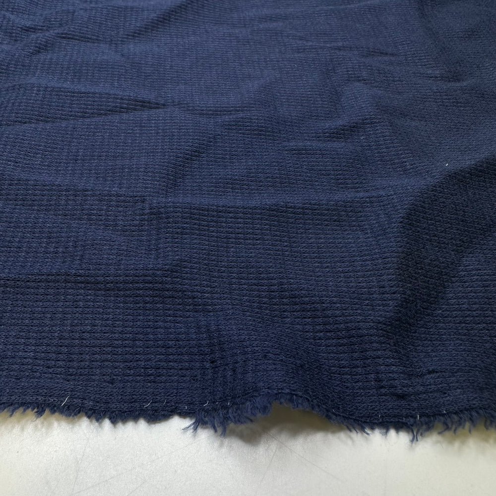Motorcycle Meetup At Ihop - Waffle Knit Cotton Knit - Light Navy - 2M Bundle