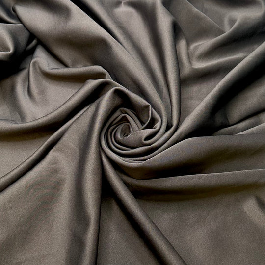 Into The Nitty Gritty - Micro Scuba Poly/Tencel Knit - Dark Grey/Brown - 2M Bundle