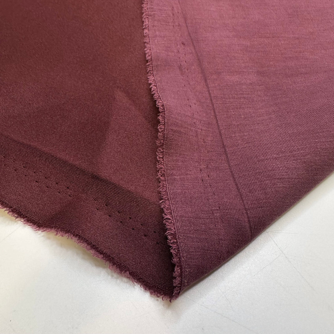 Wine In The Countryside - Micro Scuba Tencel/Poly Knit - Burgundy - 1.75M Bundle