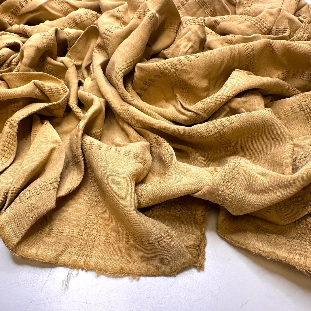 Family Picture Day - Cotton Blend Woven - Light Beige Geometric - 2M Bundle