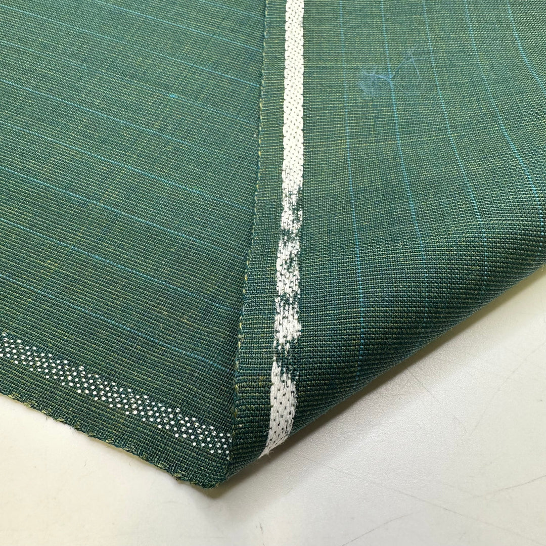 Thrifting A New Blazer - Wool Blend Woven - Green Pinstripe - 1.2M Bundle