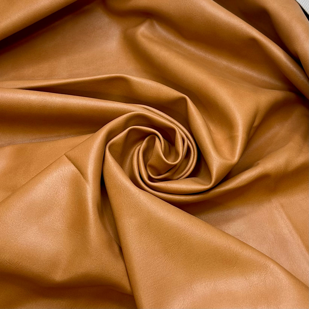 Check The Pleather Before You Leave - Waterproof Vinyl PVC Blend Woven - Light Brown - Bundles