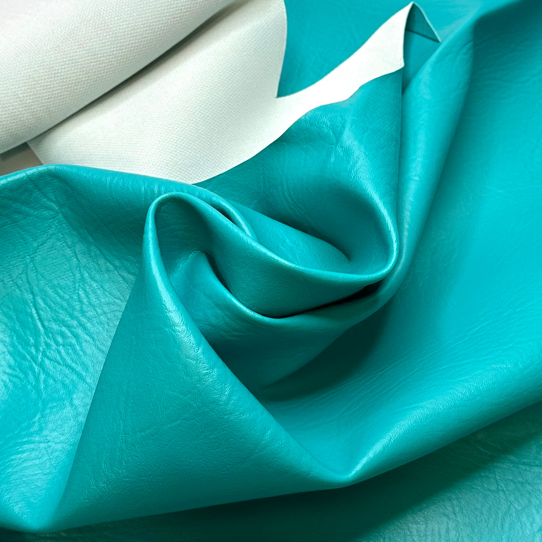 Pleather Weather - Waterproof Vinyl PVC Woven - Light Teal - 0.55M Bundle