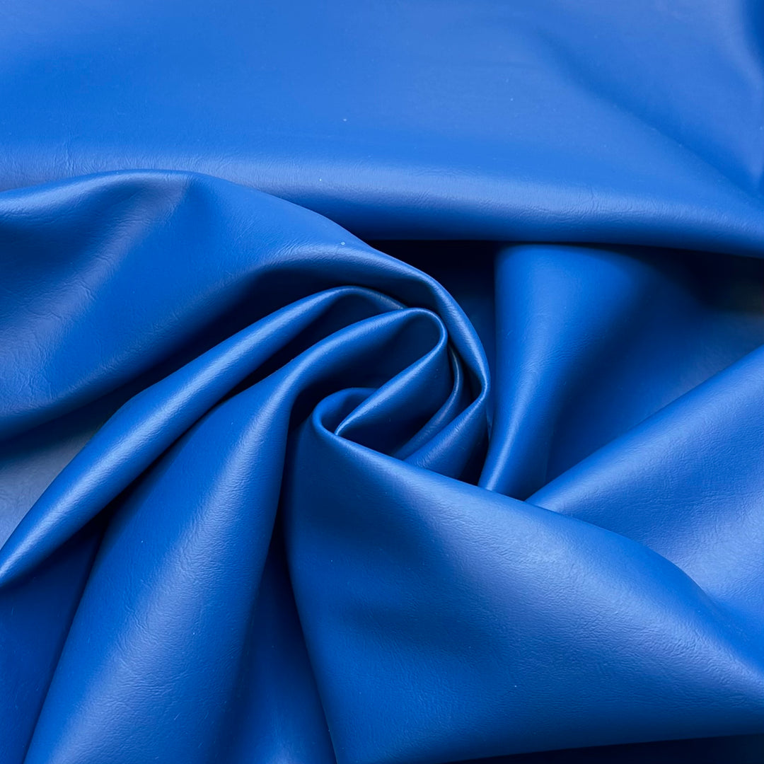 Birds Of A Pleather - Waterproof Vinyl PVC Woven - Blue - Bundles