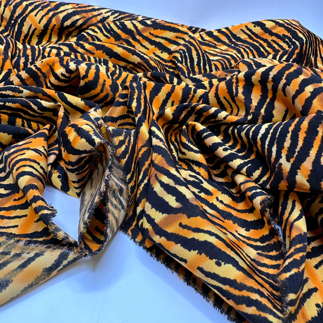 UB - Ggrrrreeeaaattttttt - Poly Woven - Black/Orange Animal Print - 1.85M Bundle
