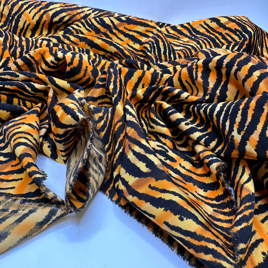 UB - Ggrrrreeeaaattttttt - Poly Woven - Black/Orange Animal Print - 1.85M Bundle