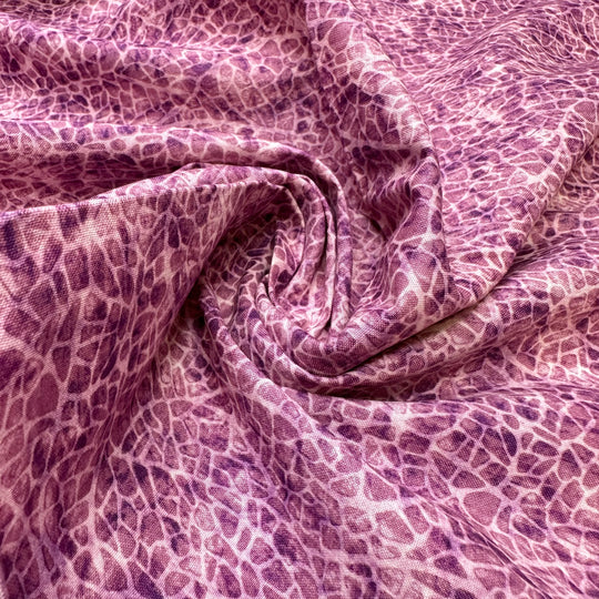 UB - Microscopic - Cotton Woven - Purple Geometric - 1M Bundle
