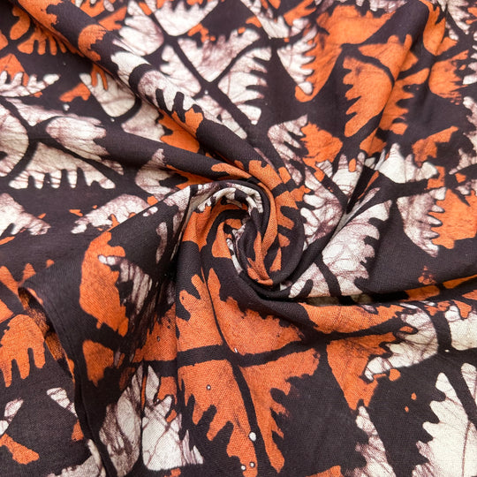 UB - Butternut Squash Ravioli - Cotton Woven - Brown Orange White Geometric - 2.8M Bundle