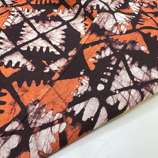 UB - Butternut Squash Ravioli - Cotton Woven - Brown Orange White Geometric - 2.8M Bundle