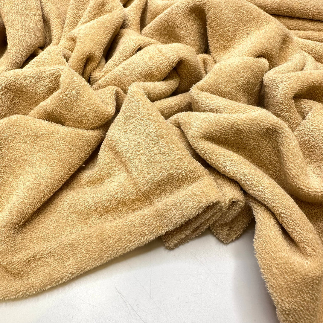 Lounging On The Beach - Tubular French Terry Poly/Cotton Knit - Light Beige - Bundles
