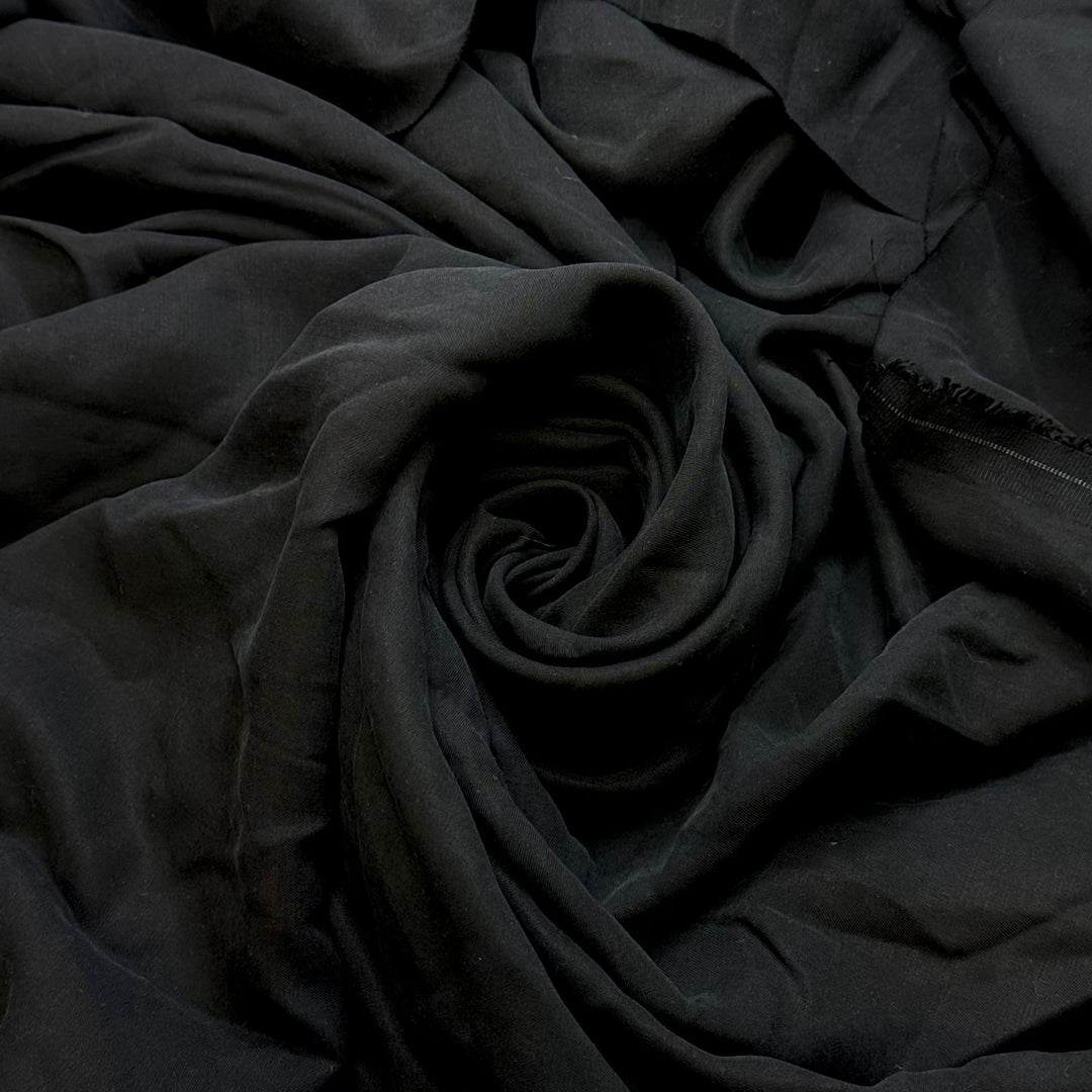 Sleeping After A Long Flight - Tencel Woven - Black - 1.25M Bundle